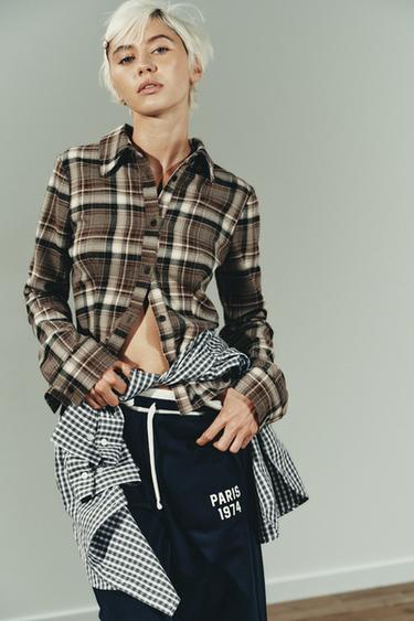 PANTALON VARSITY - Bleu marine de Zara - Image 2