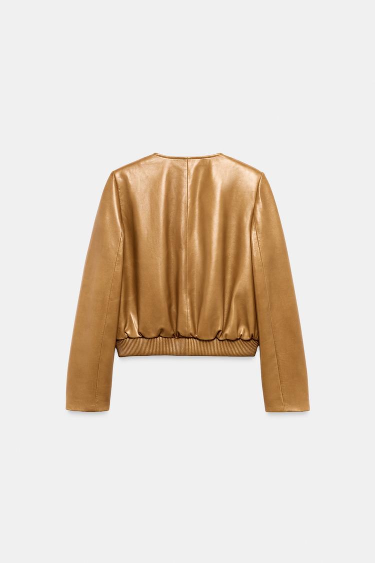 Chaqueta bomber 100% piel de la colección ZW 8