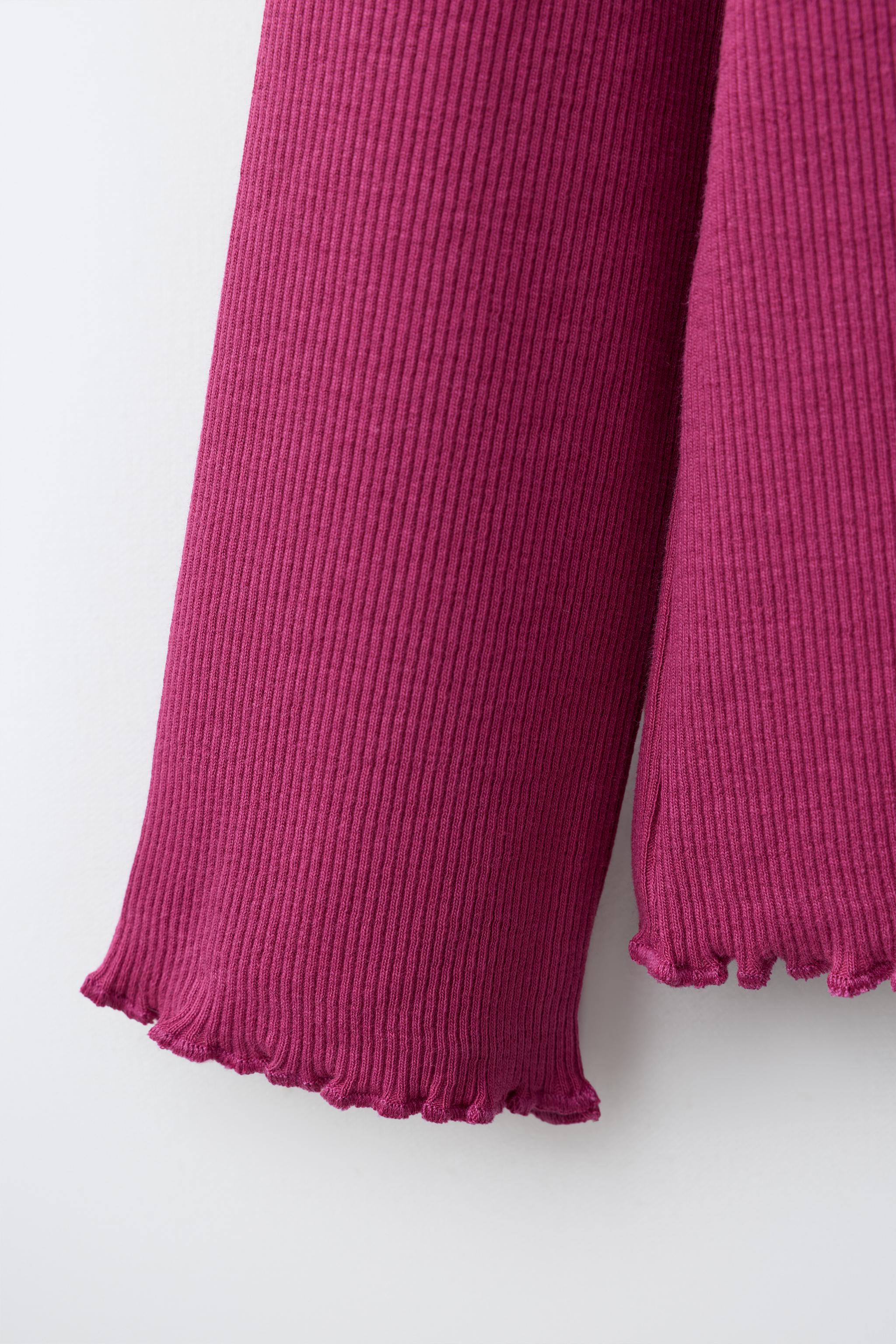 EMBROIDERED RIBBED T-SHIRT