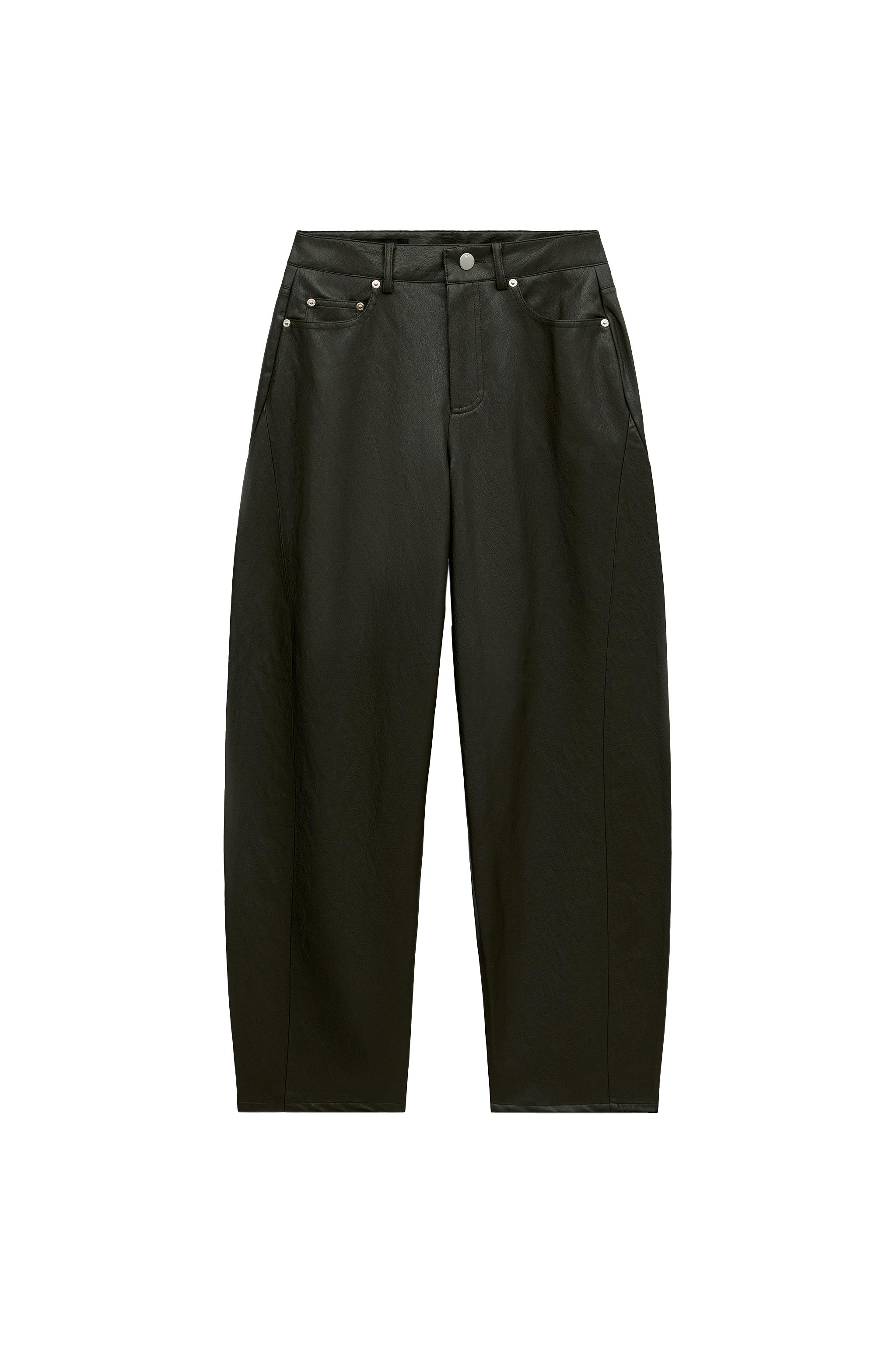 PANTALÓN BARREL EFECTO PIEL