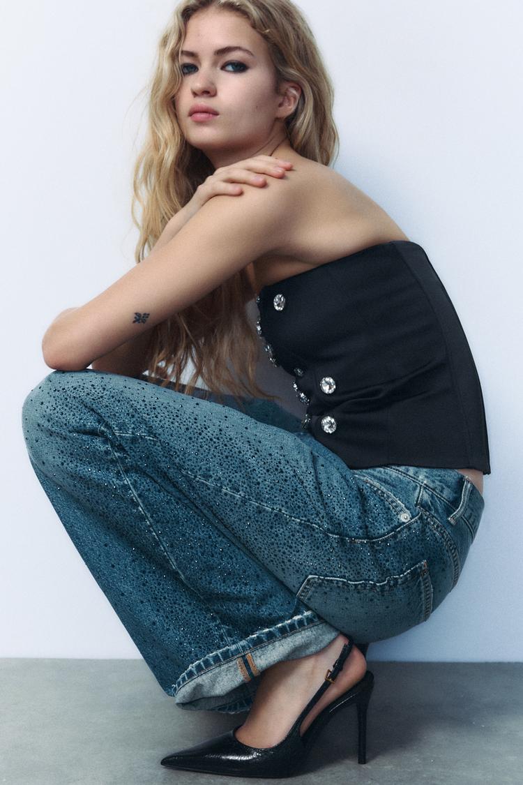 TEXTURED HEELED SHOES Black ZARA South Africa