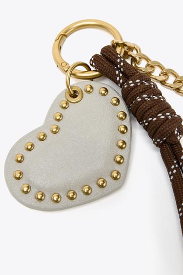 CHARM CŒUR CLOUTÉ - Chocolat de Zara - Image 2