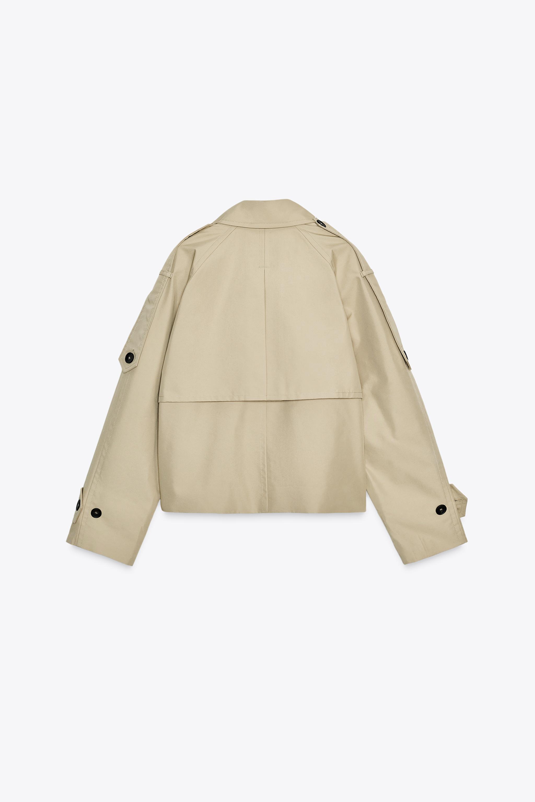 ショート丈撥水加工トレンチコート ZWコレクション - ライトベージュ
