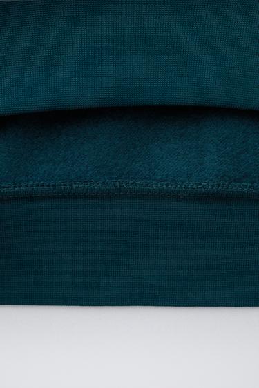 NUMBER JOGGING HOODIE - Bottle green by Zara - Image 3