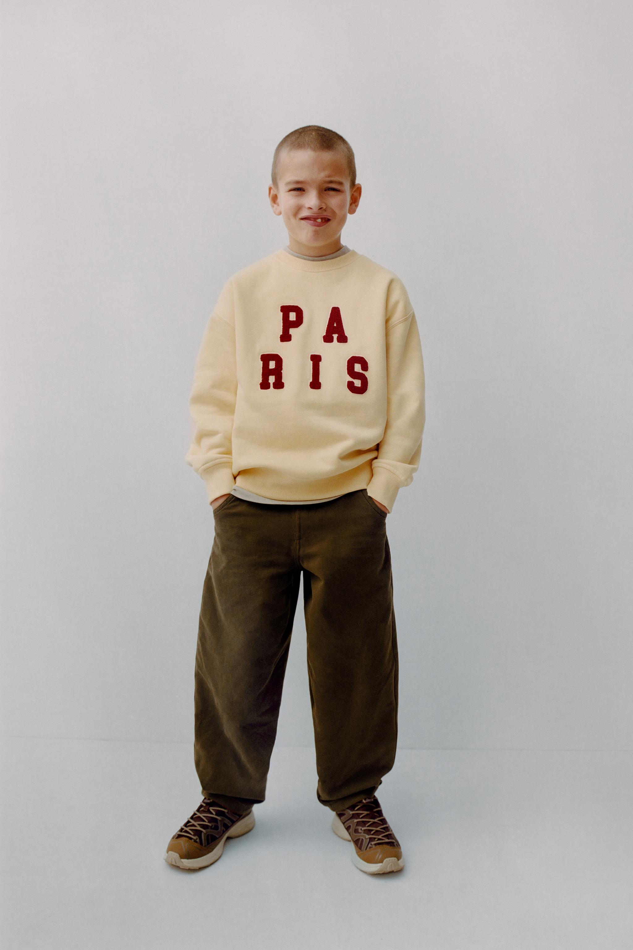 TERRY PATCH SWEATSHIRT