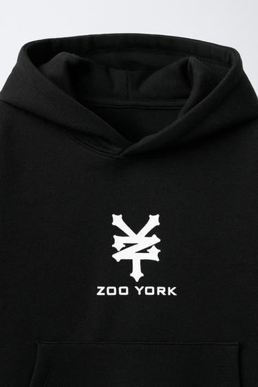 SWEAT À CAPUCHE ZOO YORK® X ZARA - Noir de Zara - Image 2