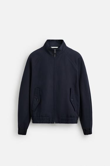 BLOUSON STRUCTURÉ - Bleu marine de Zara - Image 7