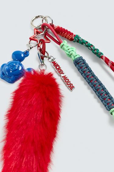 PORTE-CLÉS MULTI-CHARMS MICKEY MOUSE HARRY LAMBERT FOR ZARA X DISNEY - Rouge de Zara - Image 1