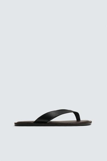 STRAPPY SANDALS - Burgundy Red by Zara - Image 0