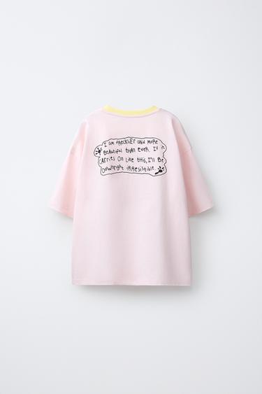 T-SHIRT PHOTO FIFI BRINDACIER © ASTRID LINDGREN COMPANY - Rose pastel de Zara - Image 1