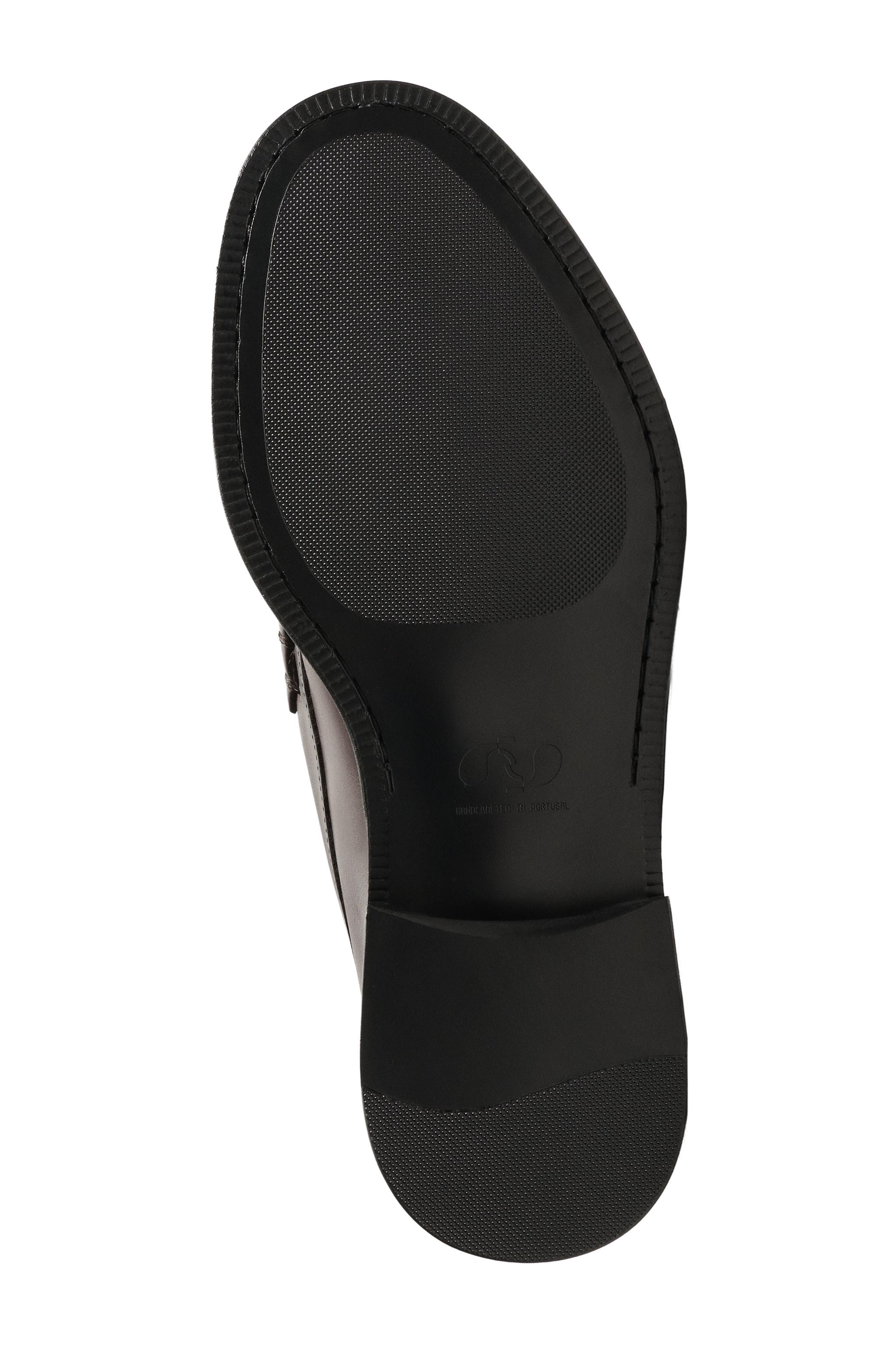 MOCASSINS EN CUIR À MASQUE