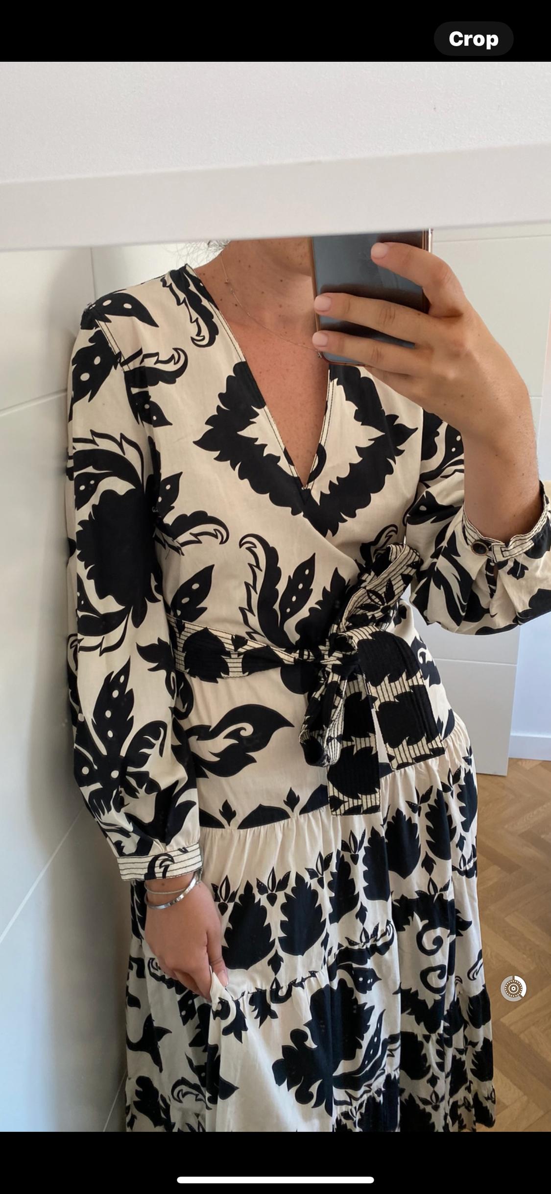 PRINTED MIDI DRESS - Image 9