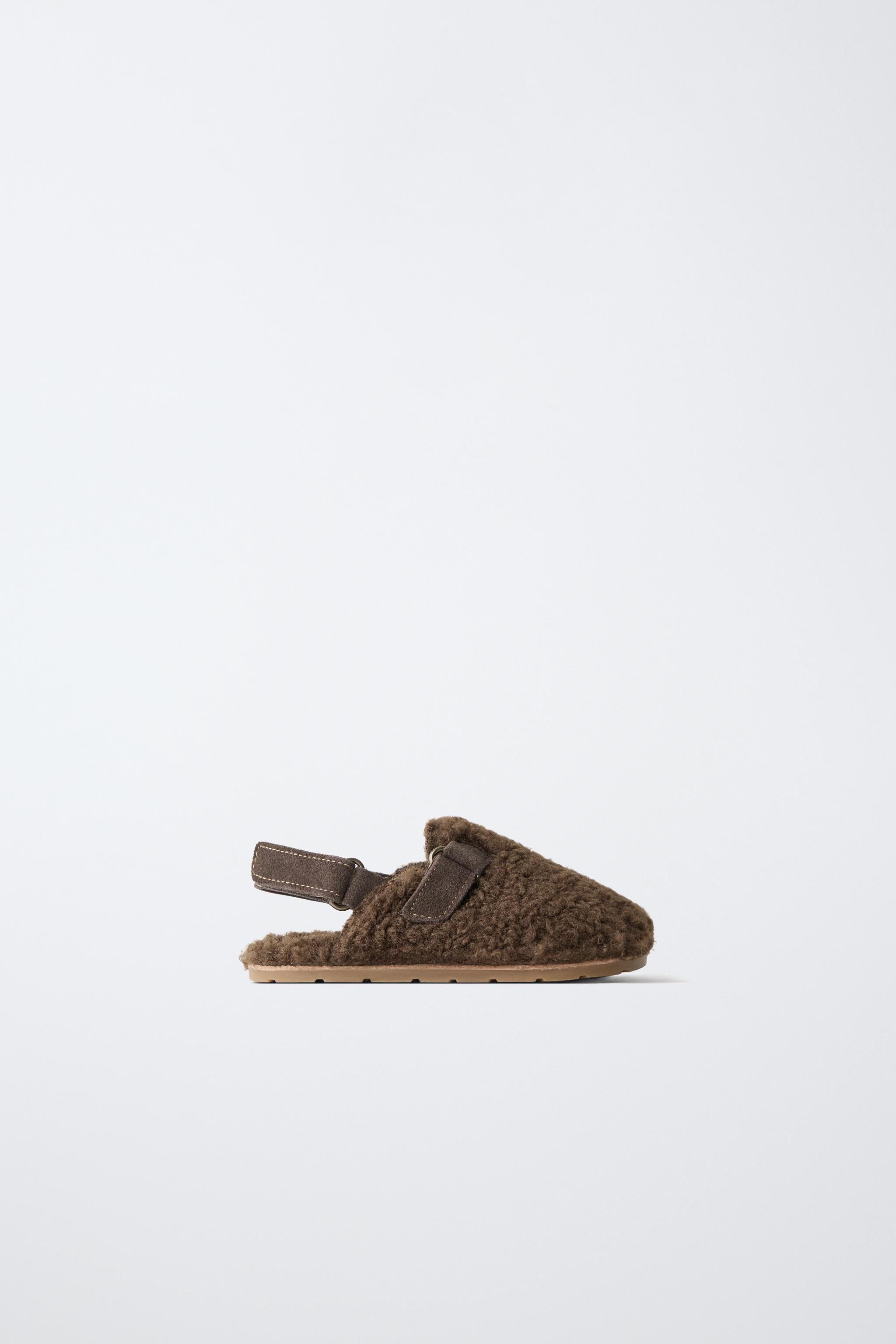 FAUX SHEARLING BAREFOOT CLOGS