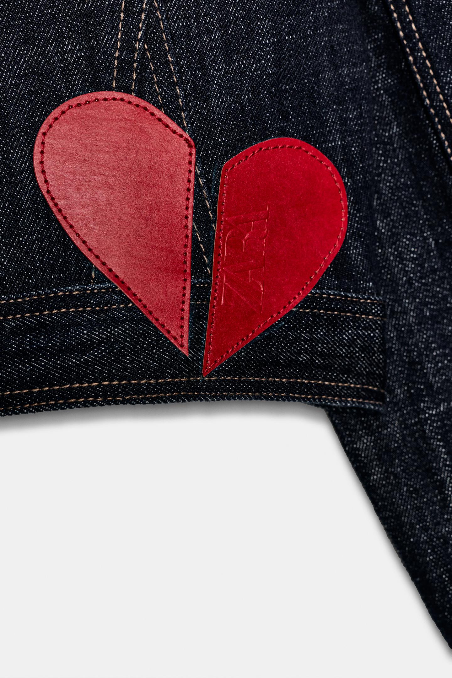 Женская куртка Zara Z1975 Denim Jacket, цвет: Синий — фото 10