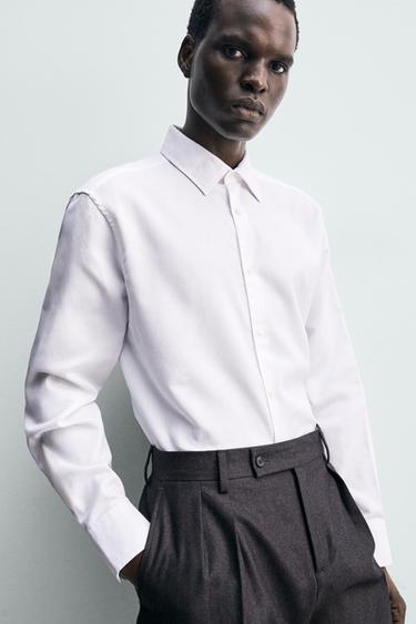 CHEMISE STRUCTURÉE EASY CARE - Blanc de Zara - Image 5