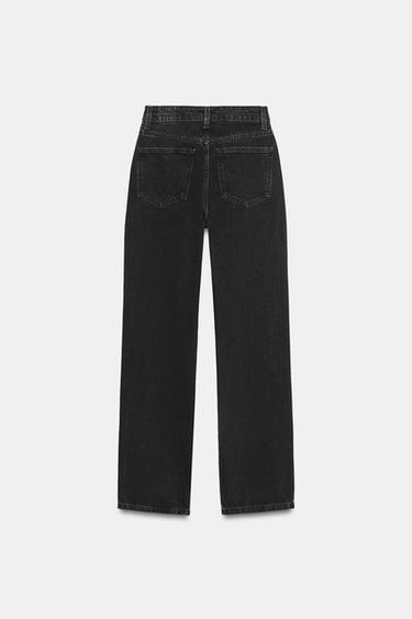 JEANS TRF MOM FIT TAILLE HAUTE - Noir de Zara - Image 7