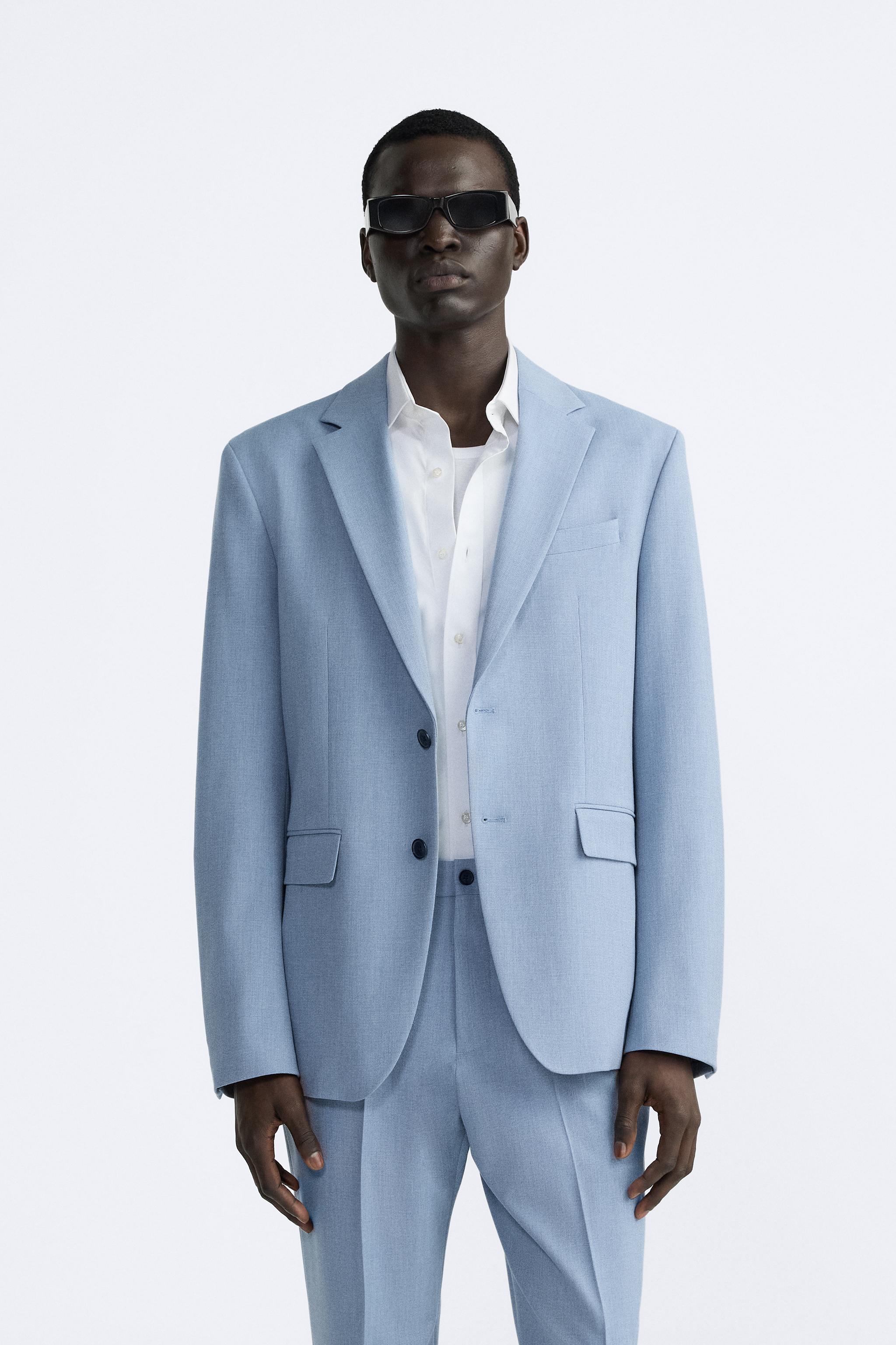 Zara white best sale suit jacket