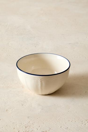 BOWL WITH RIM DETAIL - Blue by Zara - Image 6