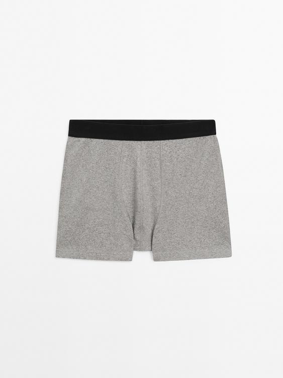 Boxers with black waistband