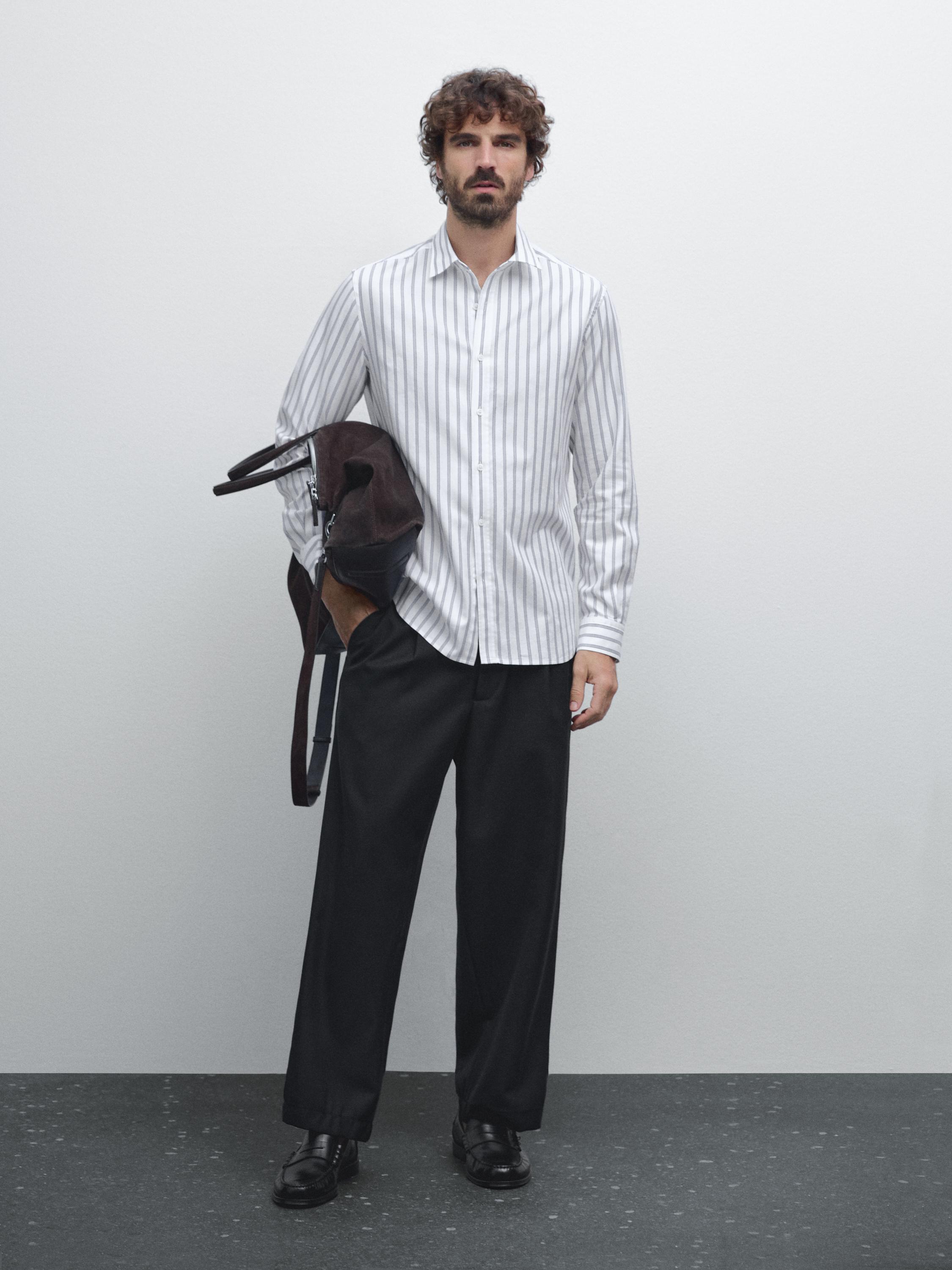 Chemise slim 100 % coton