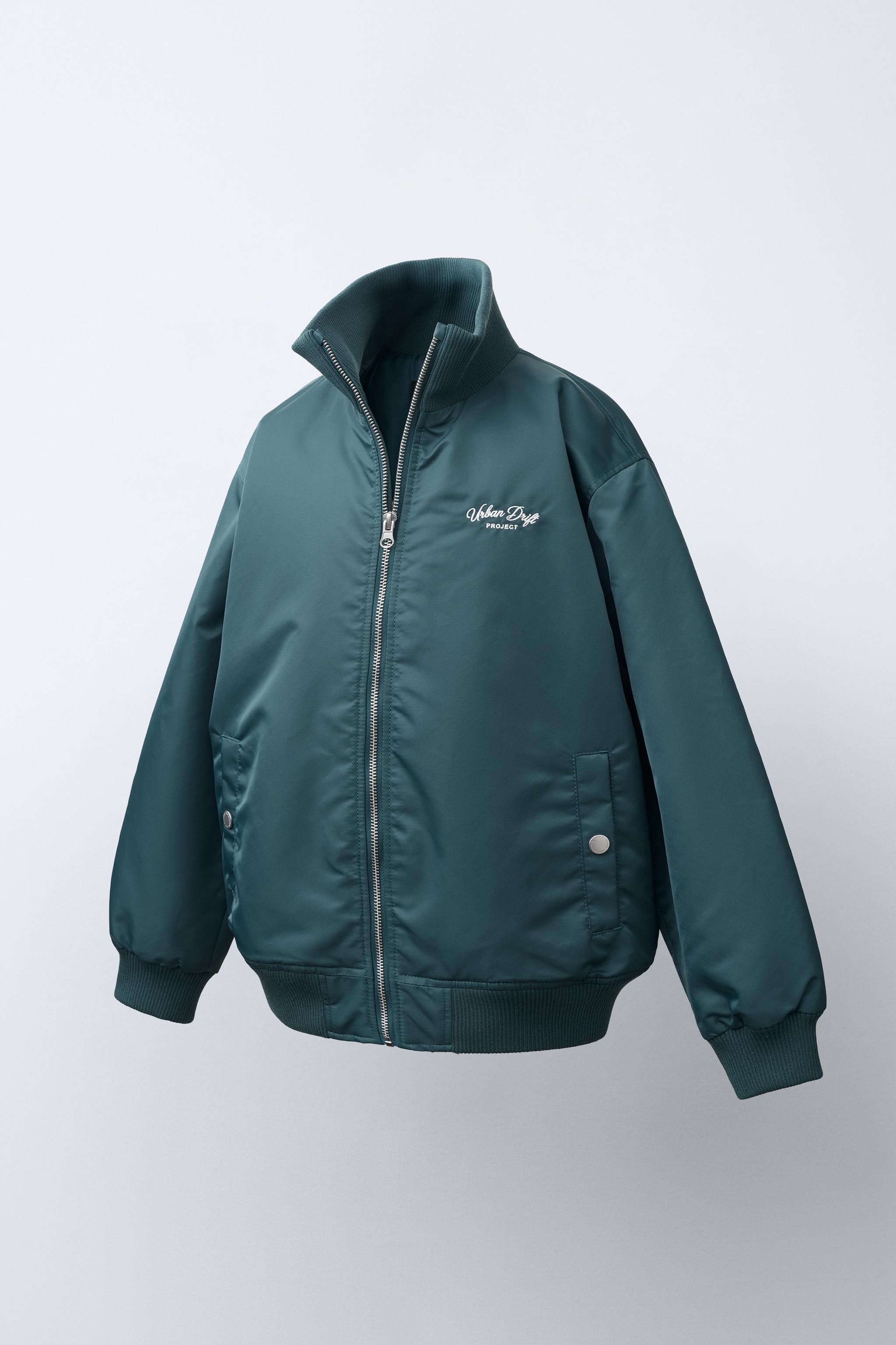 BLOUSON BOMBER À INSCRIPTION BRODÉE
