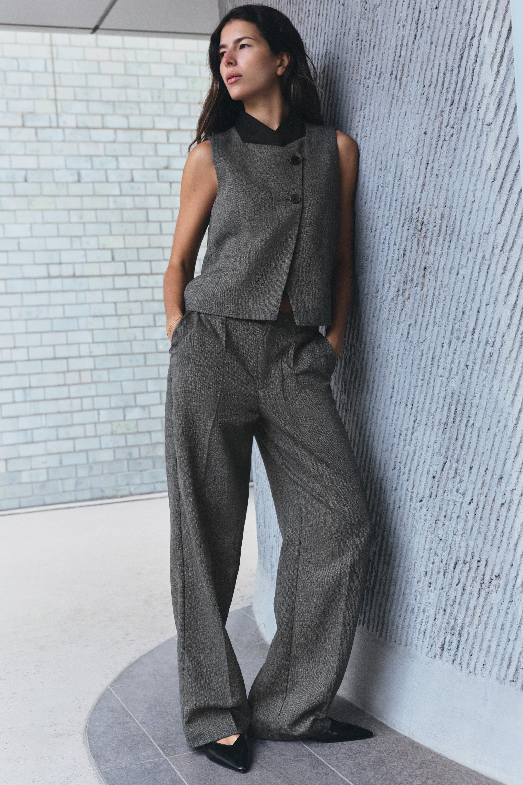 Straight-Leg Pants by Zara