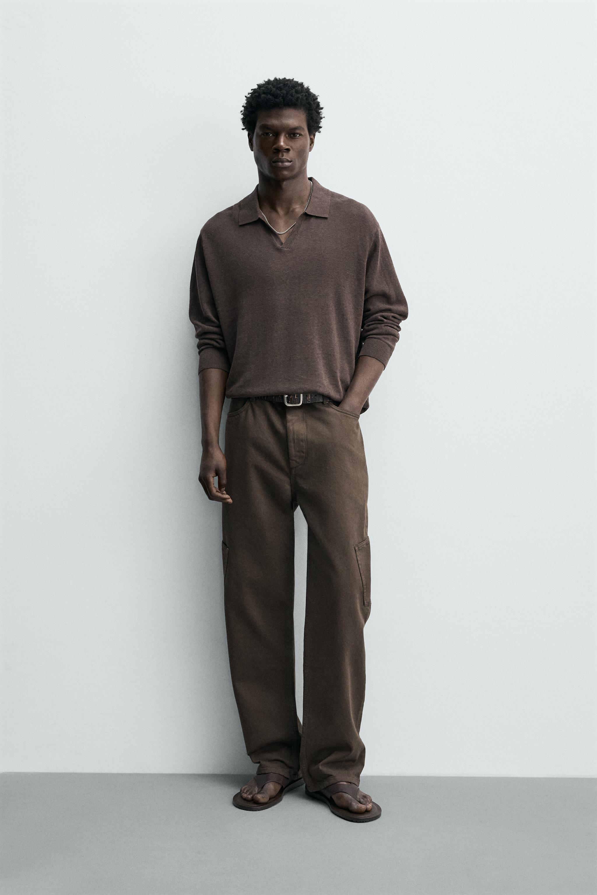 STRAIGHT FIT CARGO PANTS