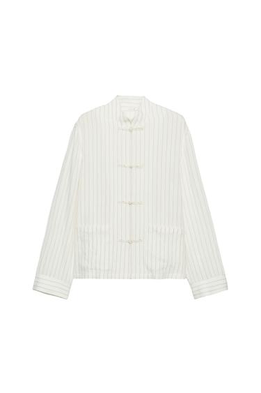 CAMISA RAYAS ALAMARES  ZW COLLECTION - Crudo de Zara