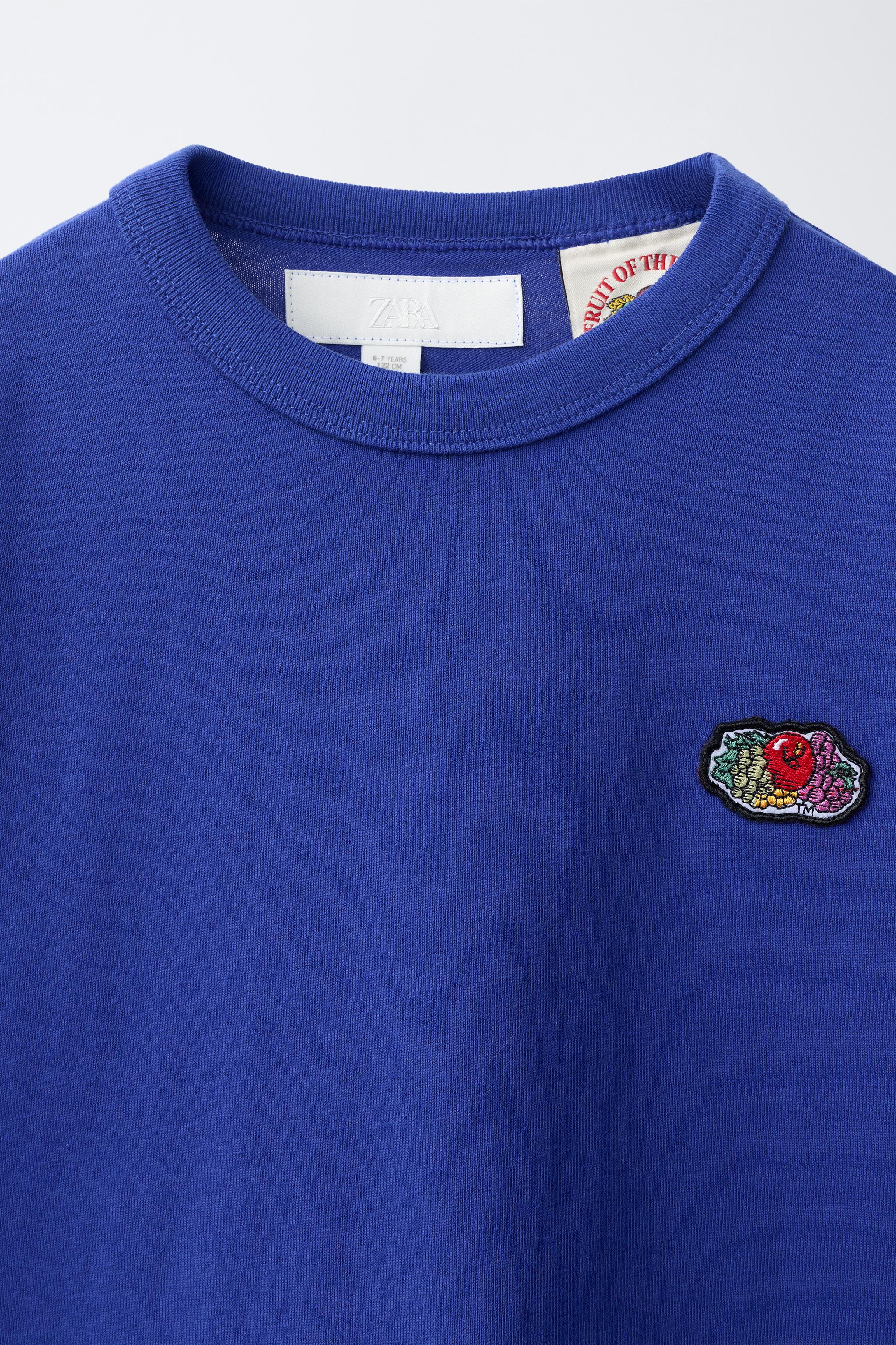 FRUIT OF THE LOOM EMBROIDERED T-SHIRT