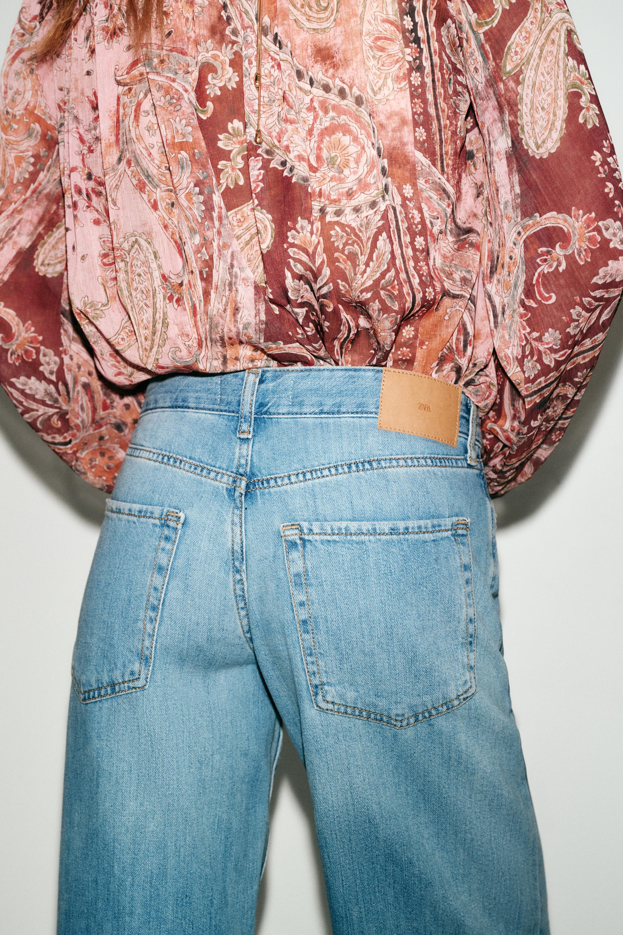 Z1975 LOW RISE WIDE LEG JEANS