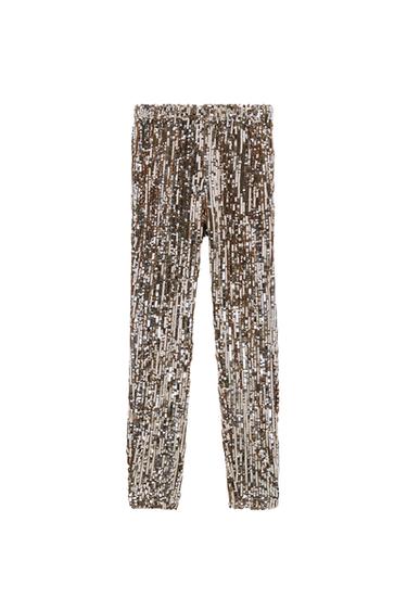 SEQUINNED TROUSERS