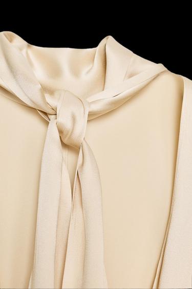 TÚNICA SATINADA ZW COLLECTION LIMITED EDITION - Cava de Zara