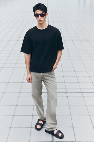 Zara 雙面針織寬鬆版運動衫 - 黑色