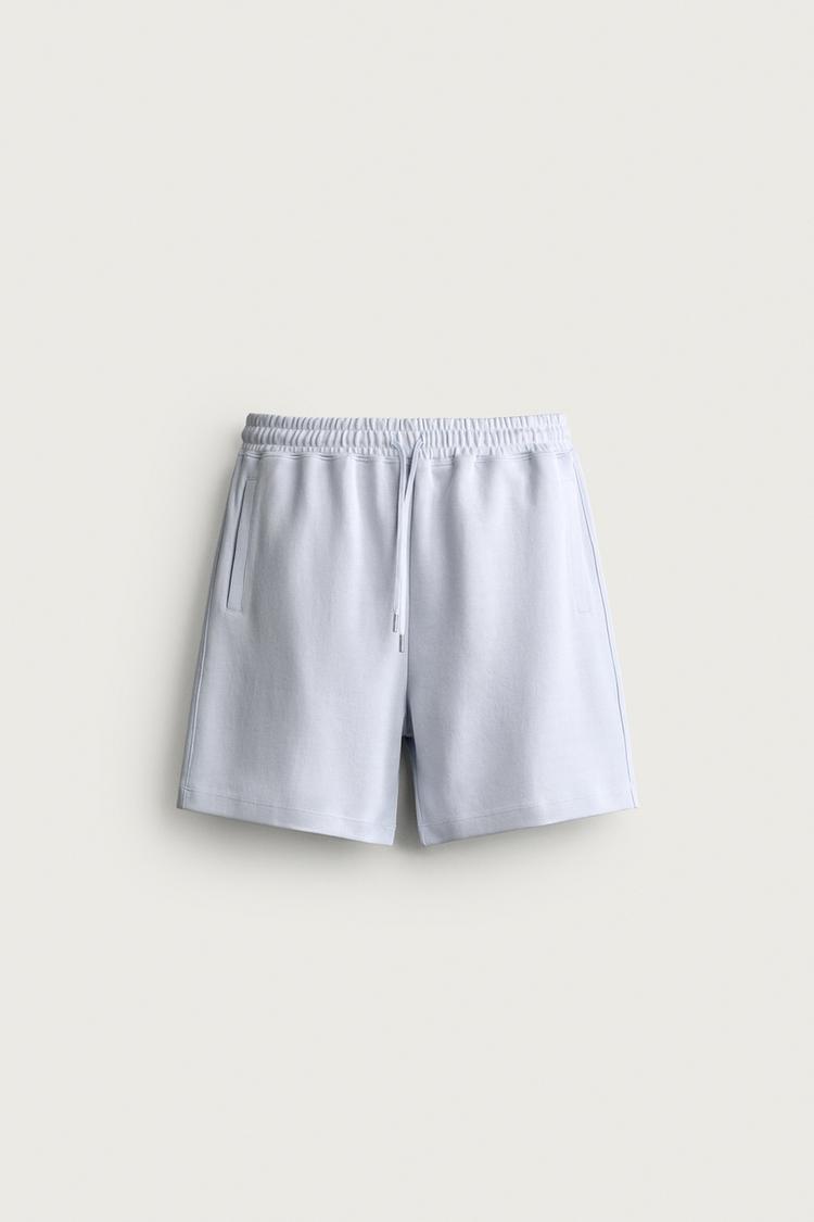 INTERLOCK RELAXED FIT JOGGER BERMUDA SHORTS