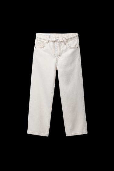 Zara ECRU SKATER JEANS - Ecru - Image 0