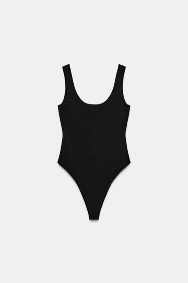 BODY TIRANTE ANCHO - Negro de Zara
