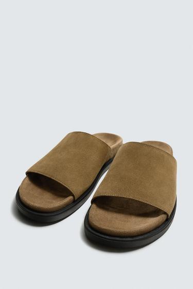 LEATHER SANDALS -  by Zara - Image 4