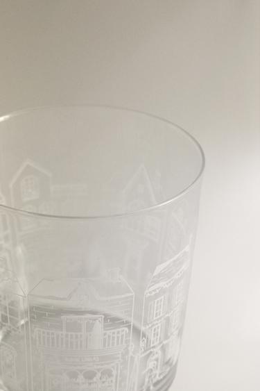 GLASS CHRISTMAS HOUSE TUMBLER - 990 by Zara - Image 2