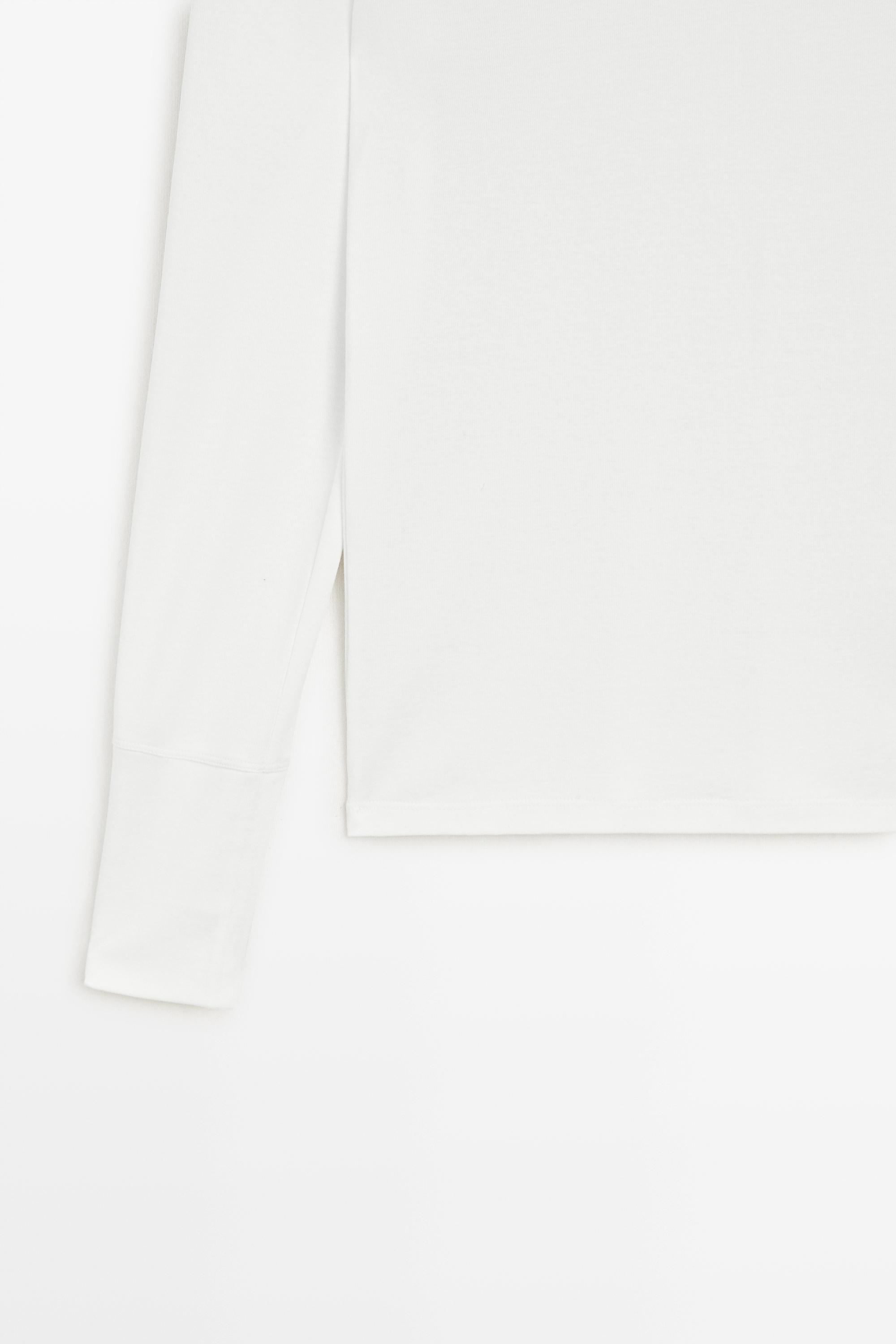 T-shirt à manches longues 100 % coton