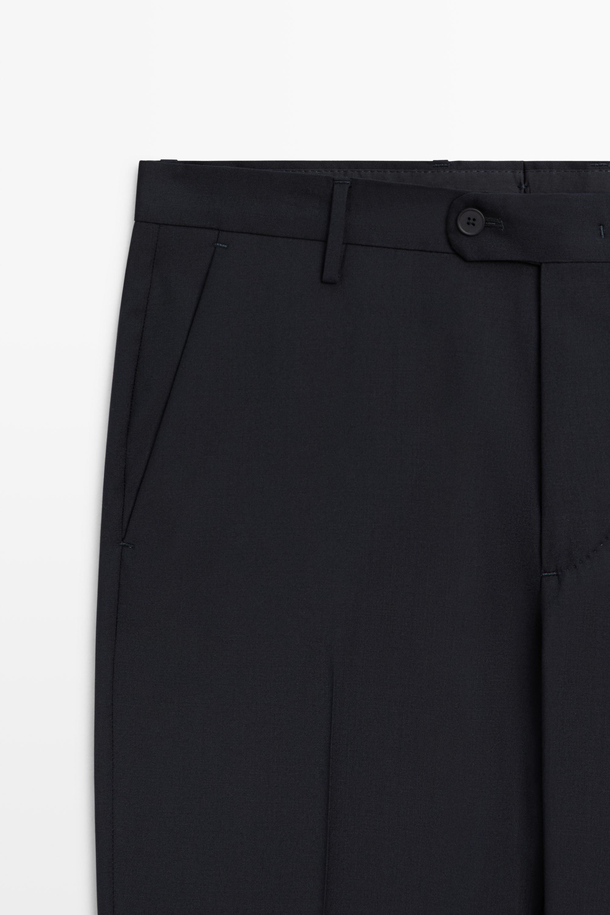 Pantalon de costume en laine