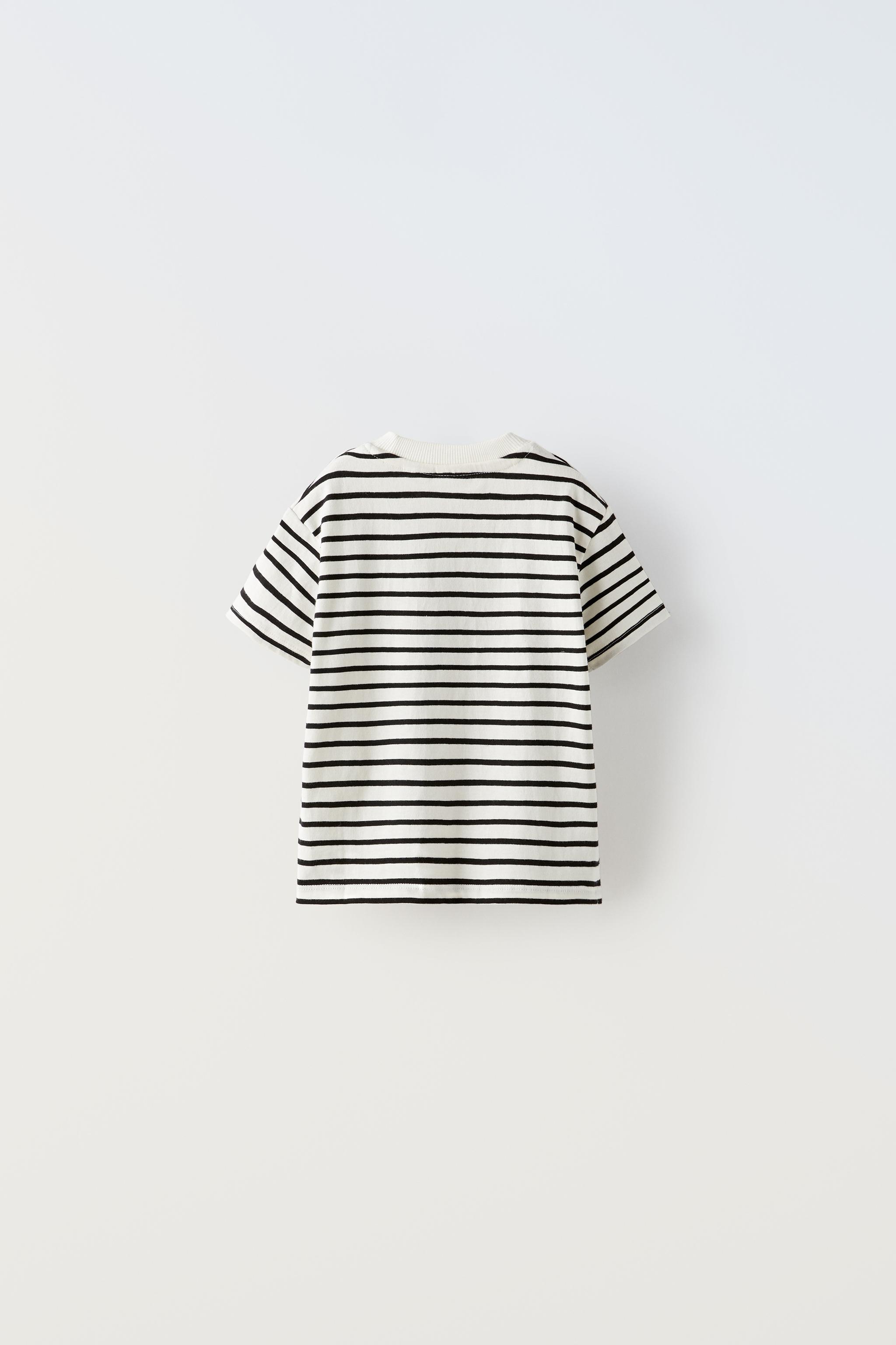 ストライプ Tシャツ - ホワイト | ZARA Japan / 日本