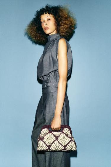 POCHETTE CON APPLIQUE - Multicolore di Zara