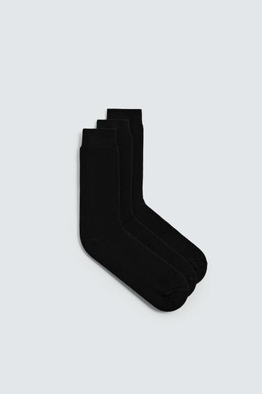 3-PACK OF LIGHTWEIGHT SOCKS - Black by Zara