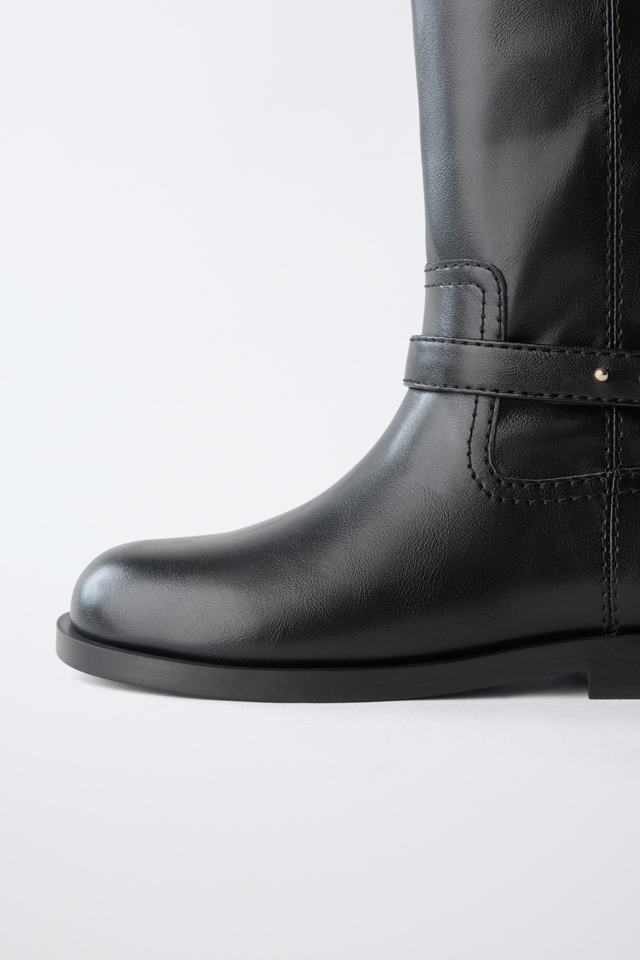 Детские ботинки Zara HIGH-LEG BOOTS — фото 6