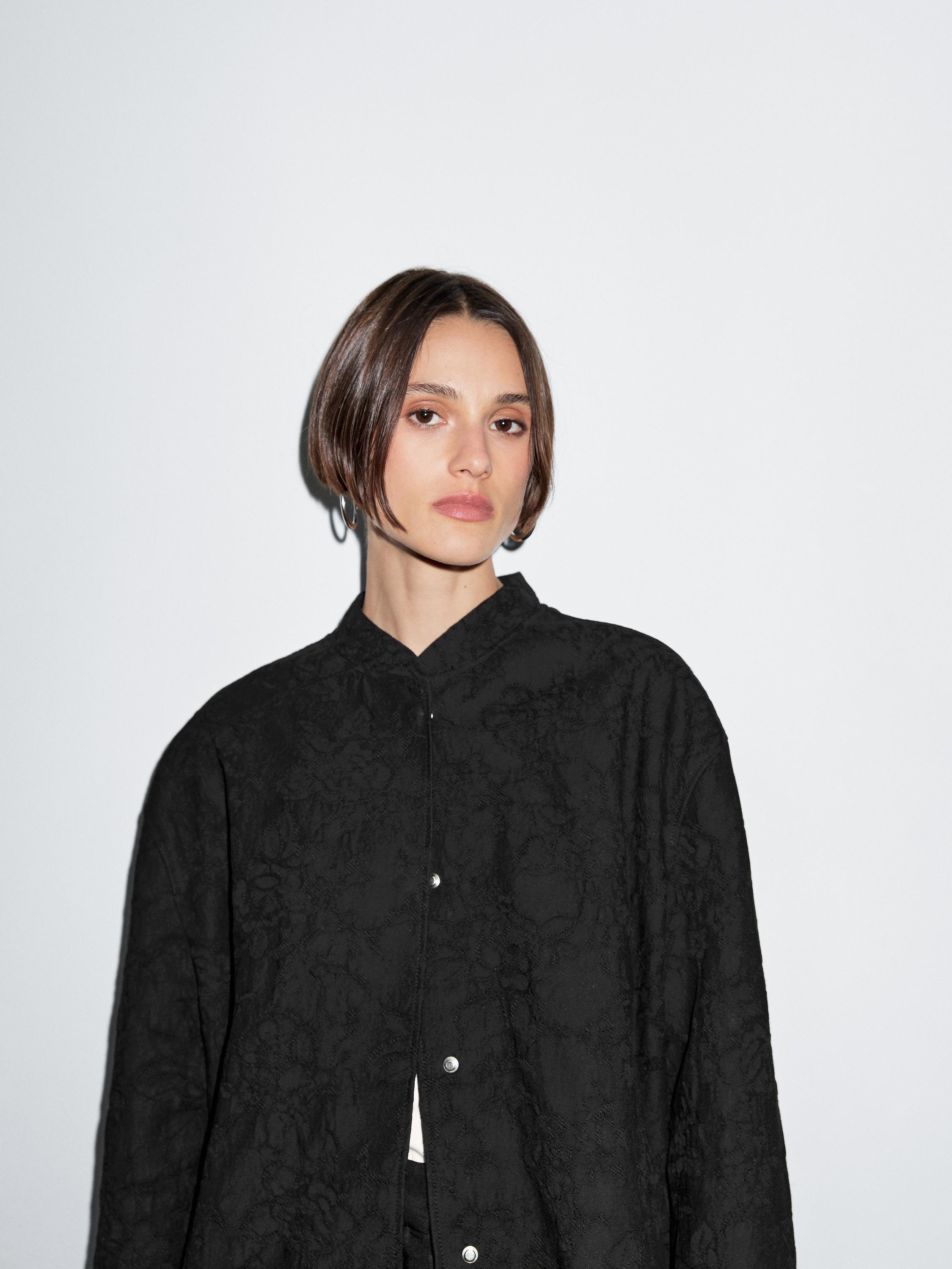 Veste bomber oversize 100 % coton