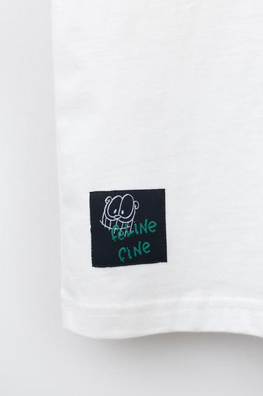 T-SHIRT GRAFFITI GARFIELD © PAWS INC - Écru de Zara - Image 3