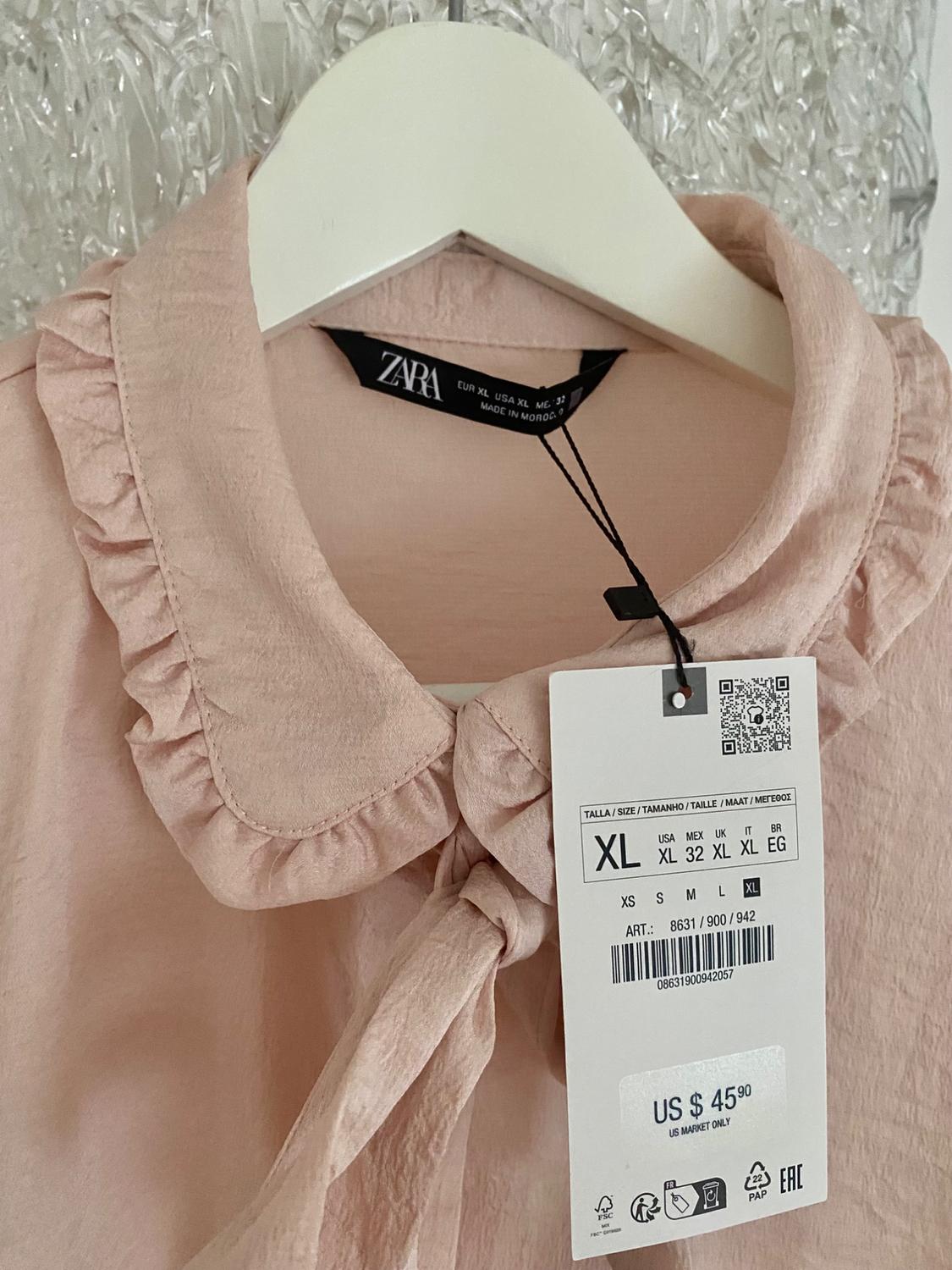 SHIRT WITH BOW AND FAUX PEARL BUTTONS - Image 6