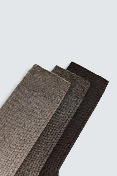 3-PACK OF MEDIUM WEIGHT RIB SOCKS - various by Zara - Image 2