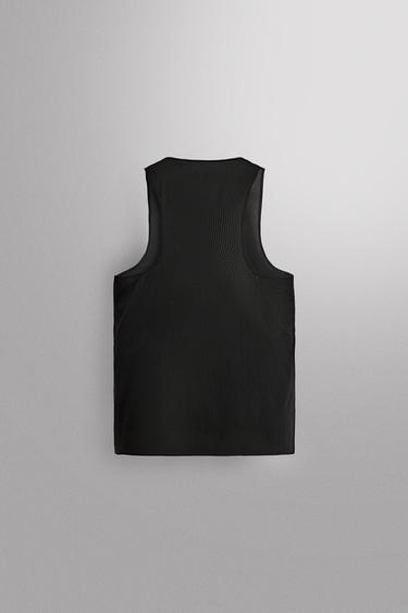 LIGHTWEIGHT RUNNING TANK TOP - Black by Zara