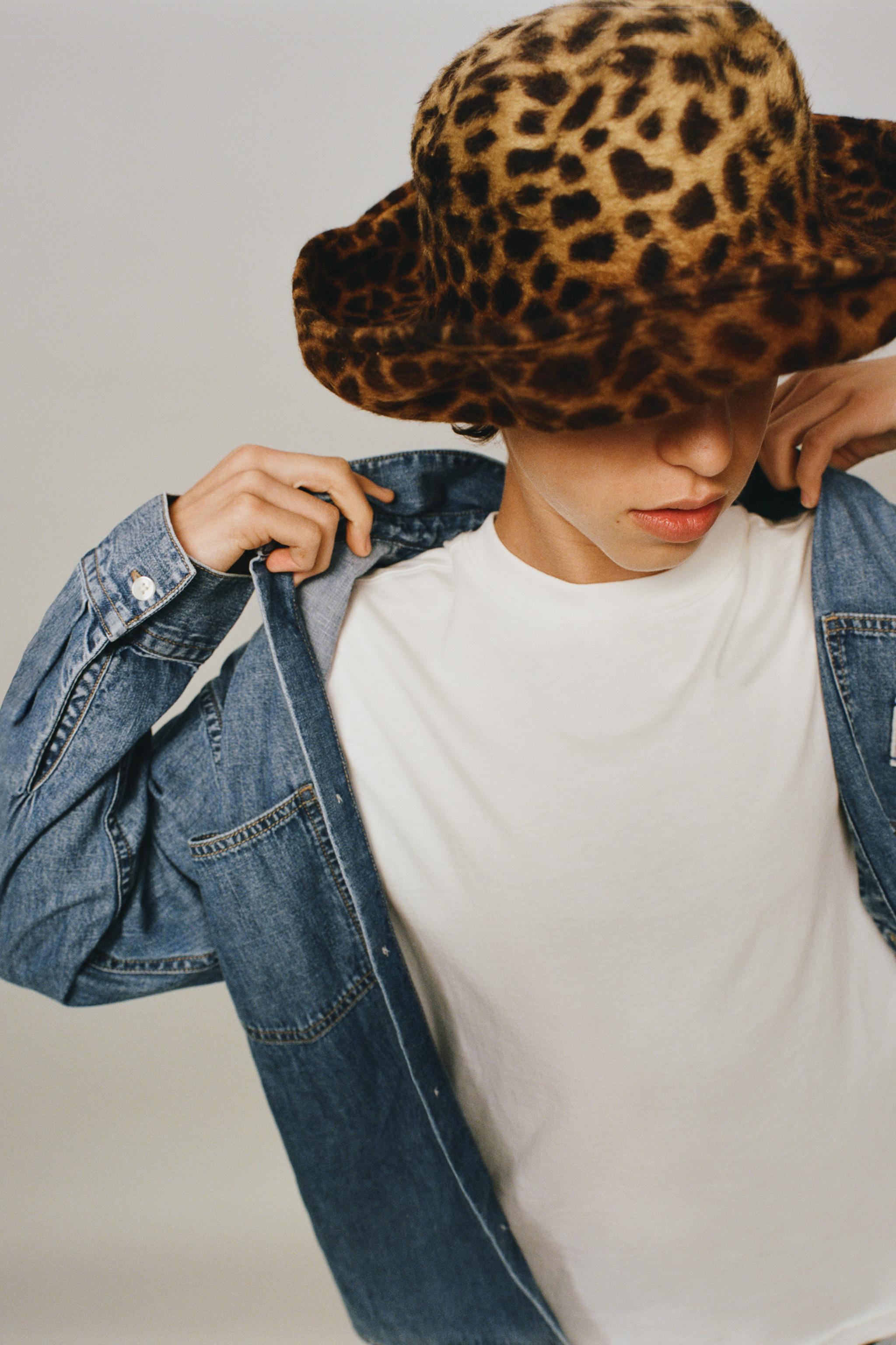 Детские рубашки Zara LABEL DENIM SHIRT